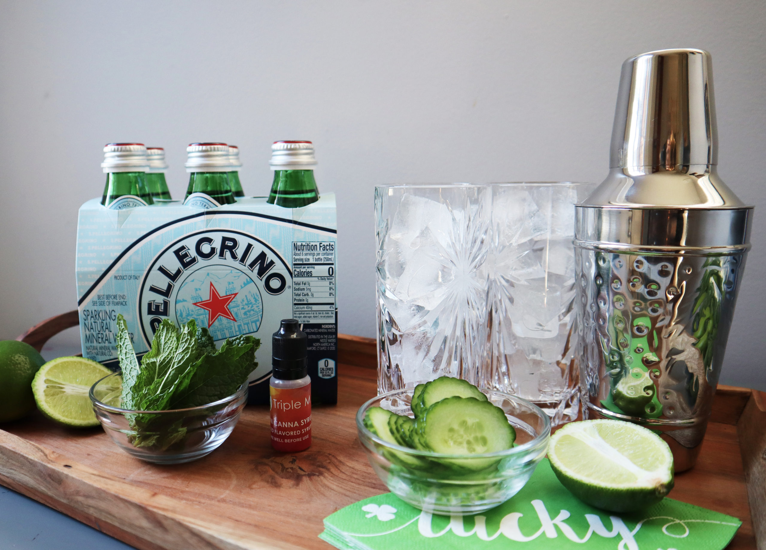 Cucumber-Lemon CannaCocktail