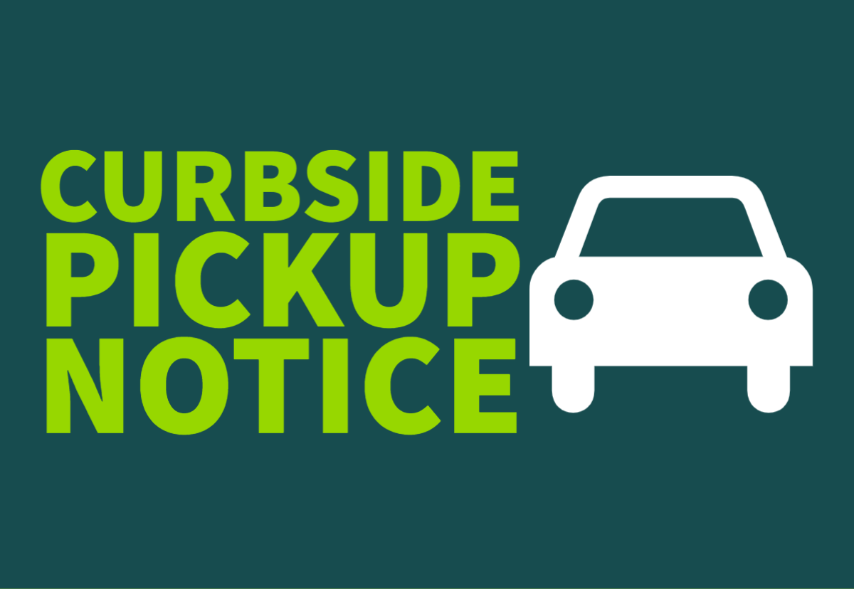 Curbside Pickup Update: Sept 2021